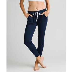 ZYIA Cozy Joggers Navy‎ Blue Womens Size Medium Athleisure